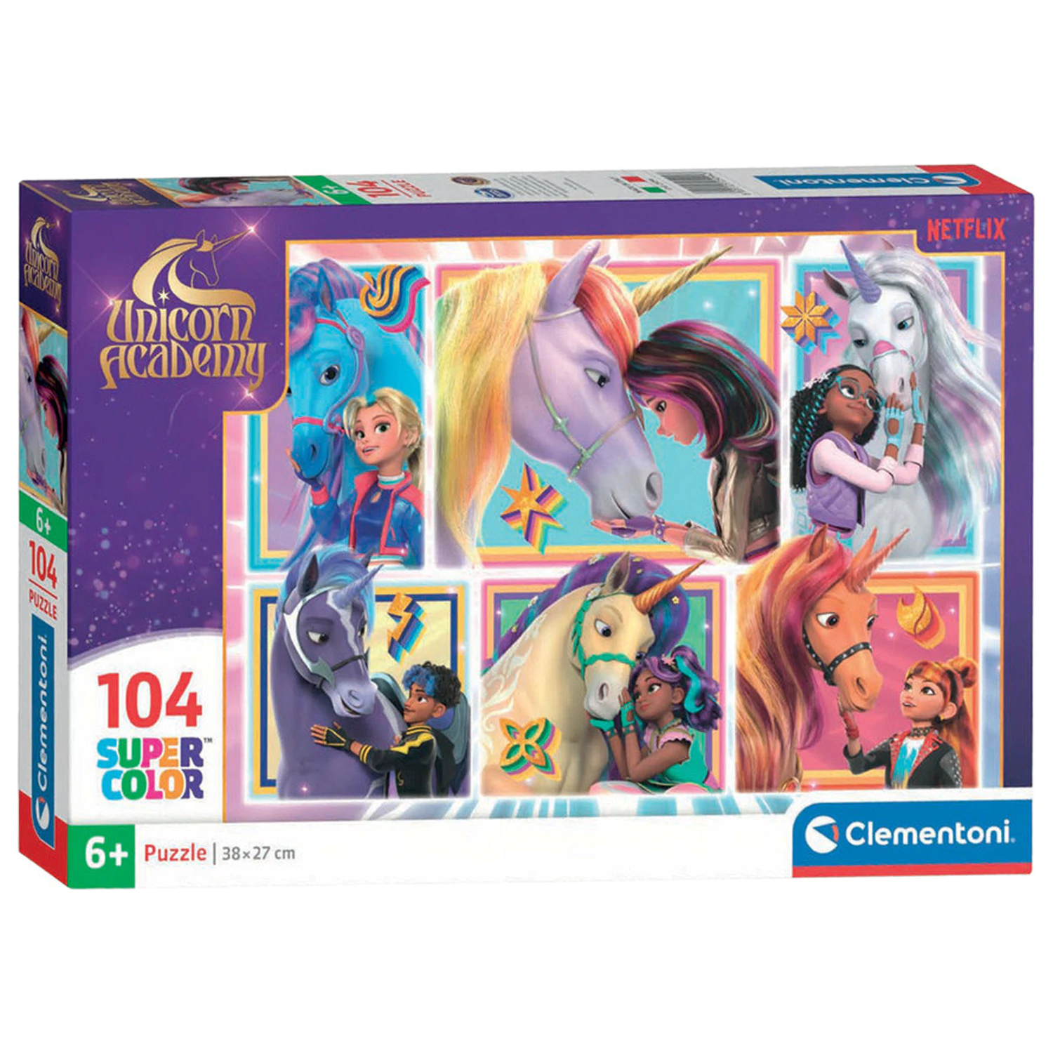 Unicorn Academy Přátelství 104dílné puzzle fotografii produktu
