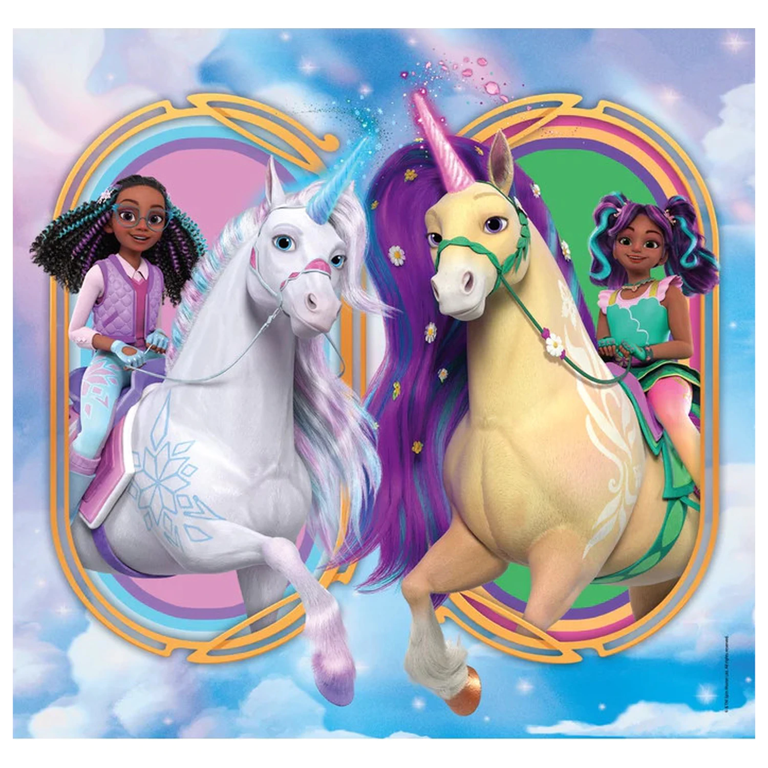Unicorn Academy Riders 3x48dílné puzzle fotografii produktu