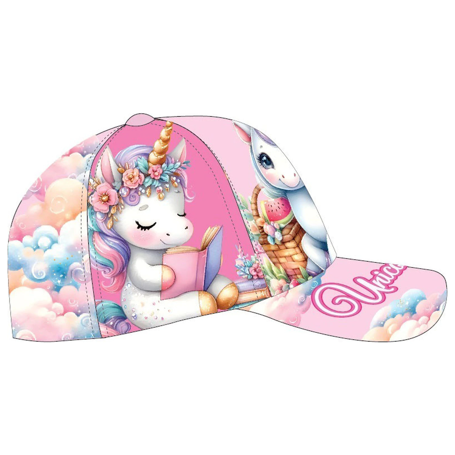 Unicorn Clouds dětská baseballová čepice 53 cm fotografii produktu