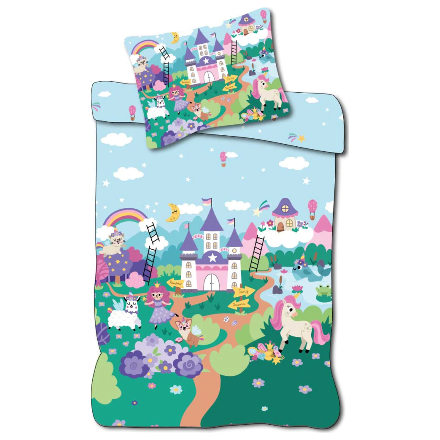 Jednorožec Fairyland Dětský, Předškolní povlak na peřinu fotografii produktu