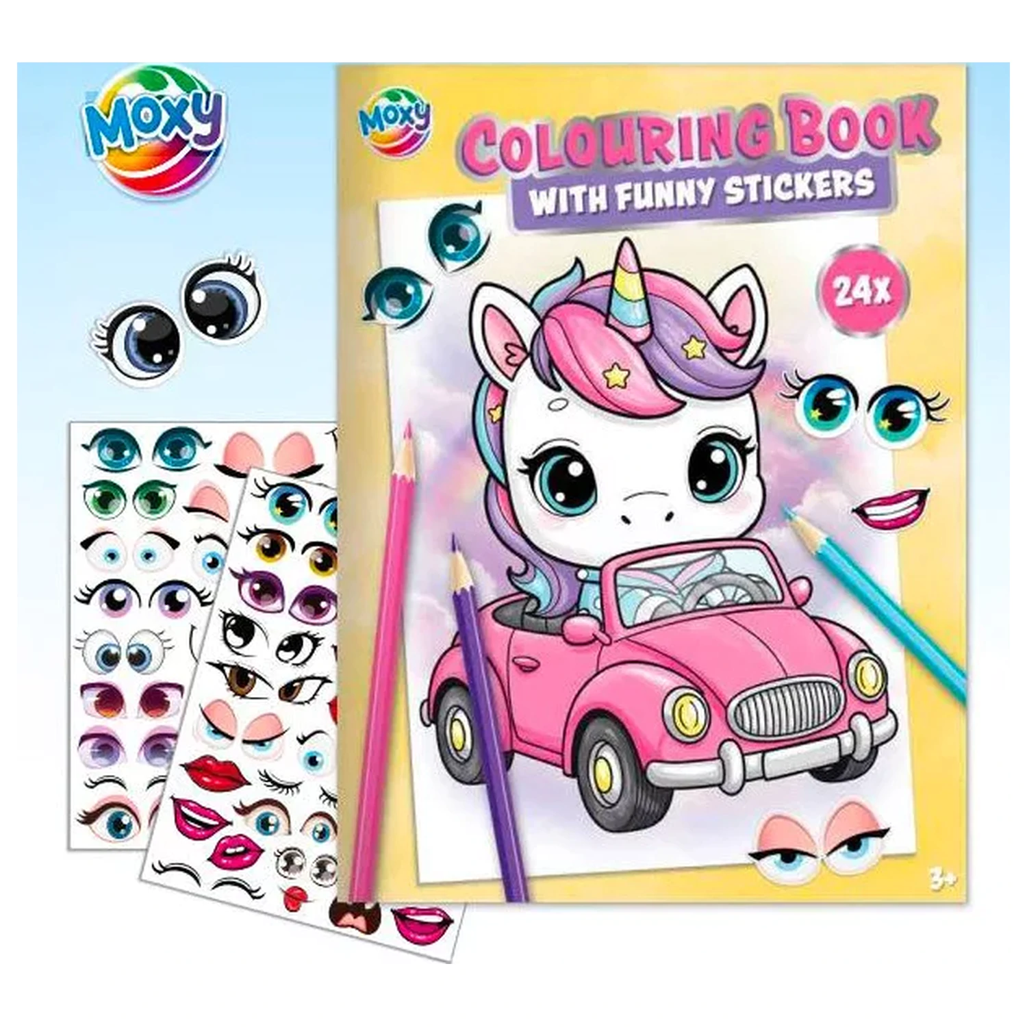 Unicorn Friends Omalovánky s nálepkami fotografii produktu