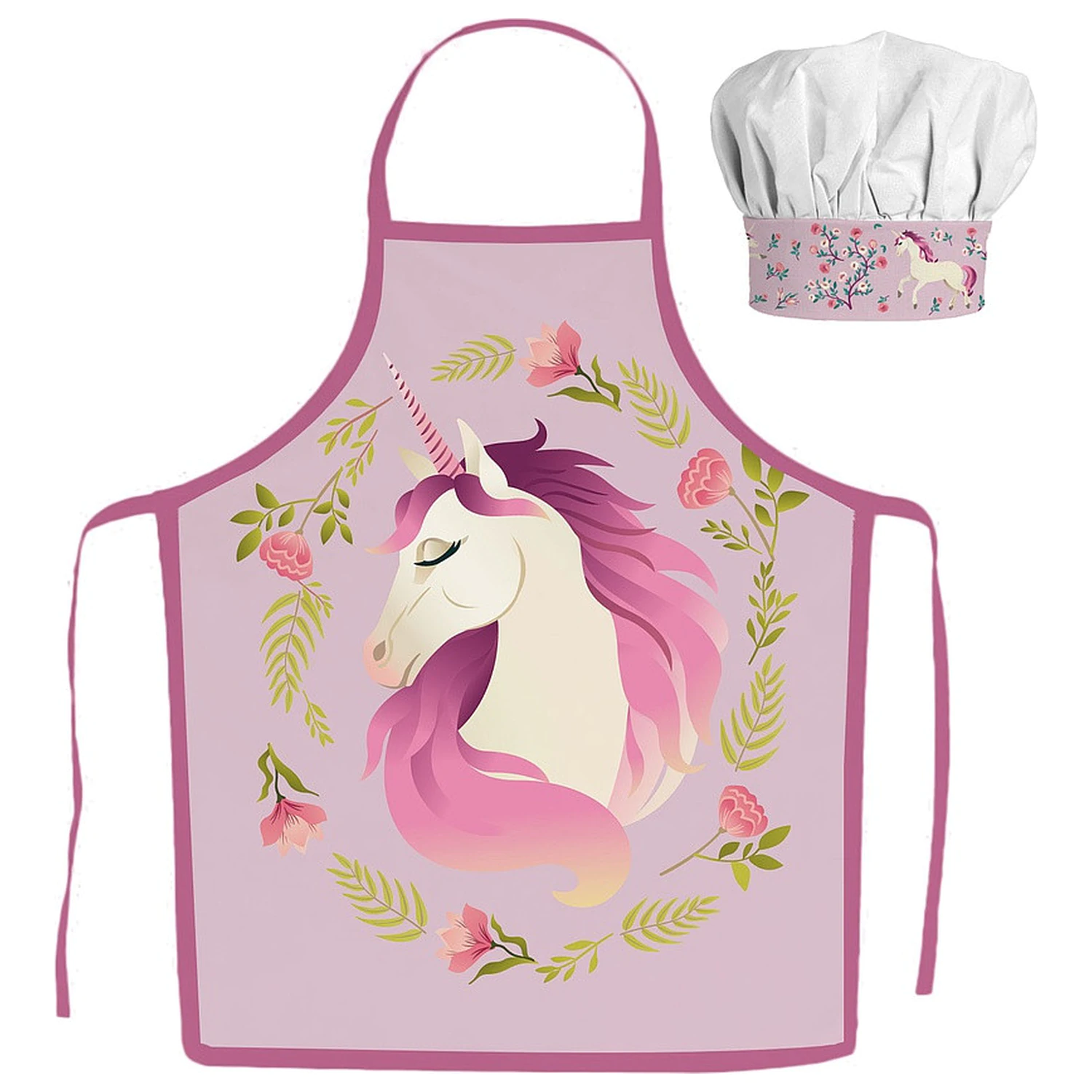 Unicorn Garden dětská zástěra, 2dílná sada fotografii produktu