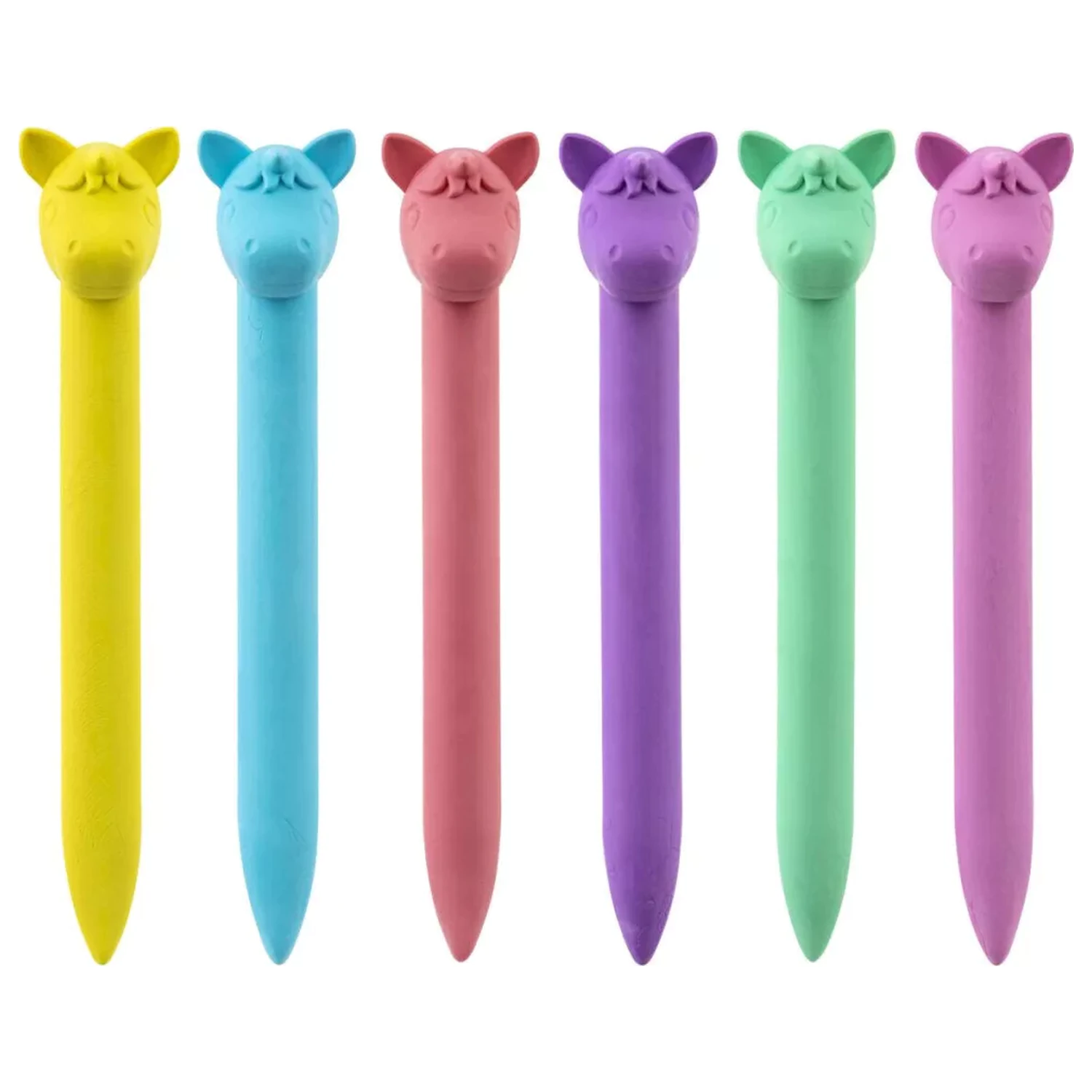 Unicorn Happy Shape pastelky, 6 ks fotografii produktu