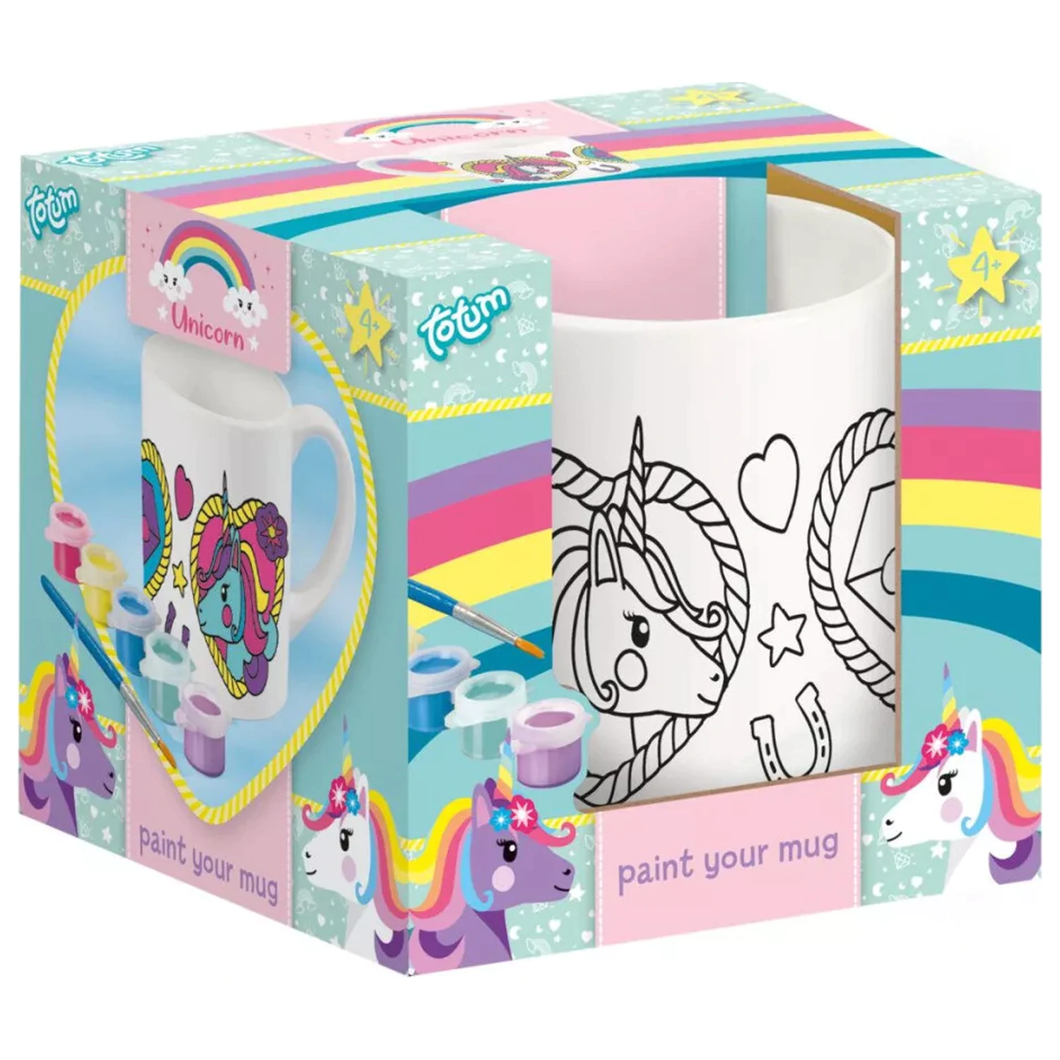 Unicorn Heart malovatelný porcelánový hrnek 235 ml fotografii produktu