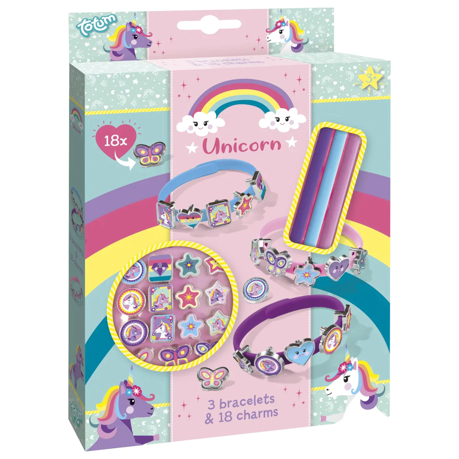 Unicorn Rainbow Sada na výrobu náramků fotografii produktu