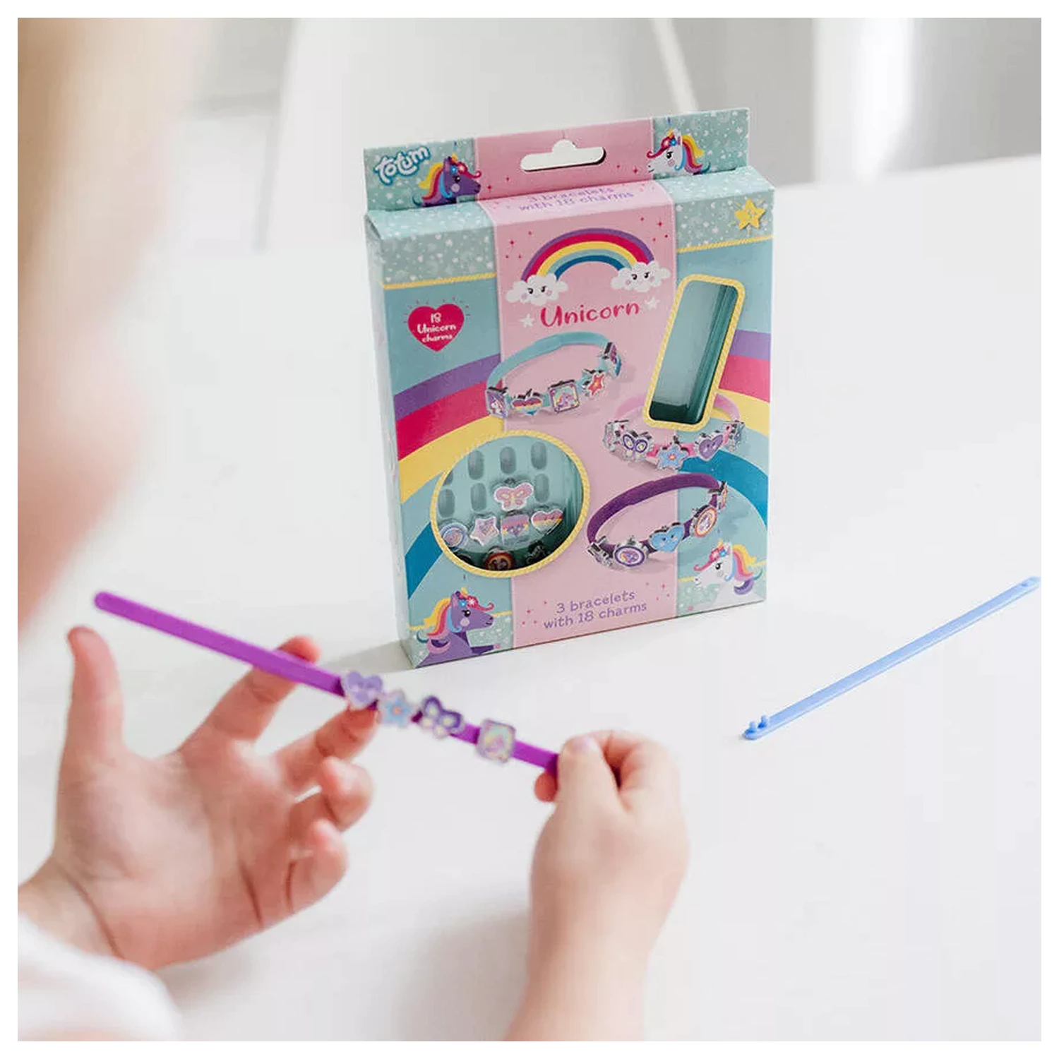Unicorn Rainbow Sada na výrobu náramků fotografii produktu