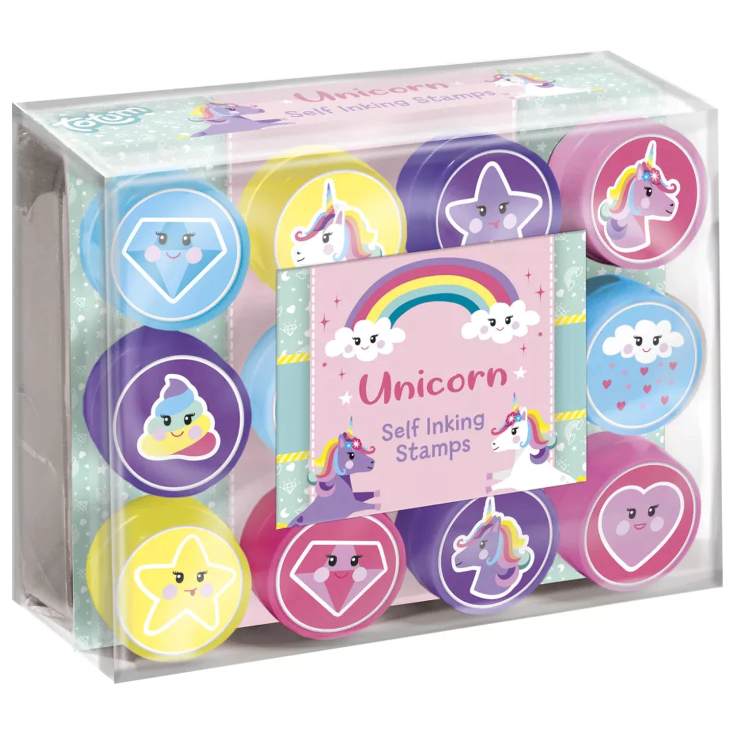 Unicorn Smile Sada razítek, 12 ks fotografii produktu