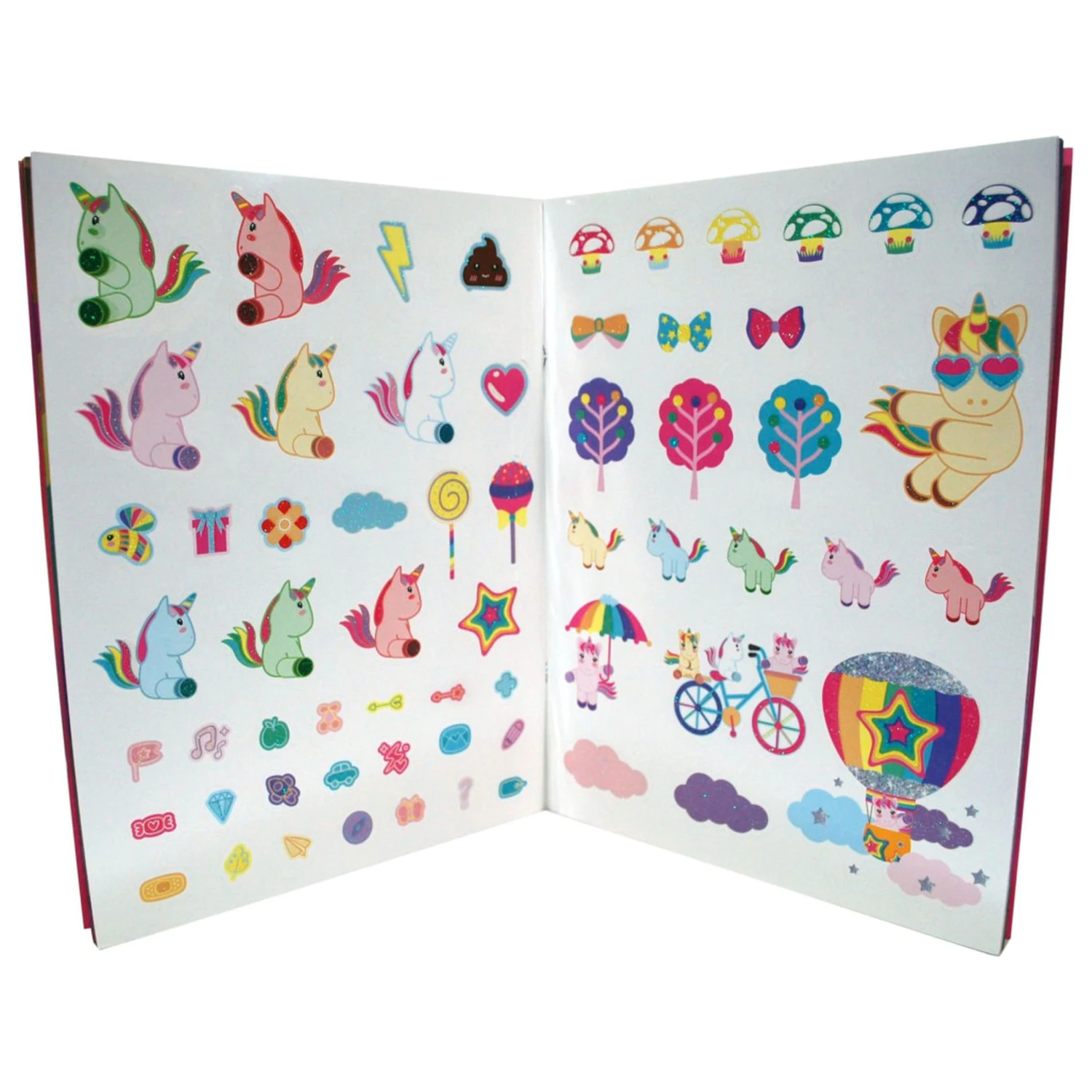 Unicorn Sweet Dreams Sticker Album s 1000 samolepkami fotografii produktu