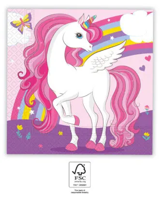Unicorn ubrousky, balení 20 kusů, 33x33 cm, FSC fotografii produktu
