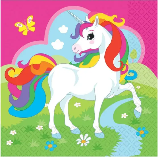 Unicorn Ubrousky, balení 20 kusů fotografii produktu