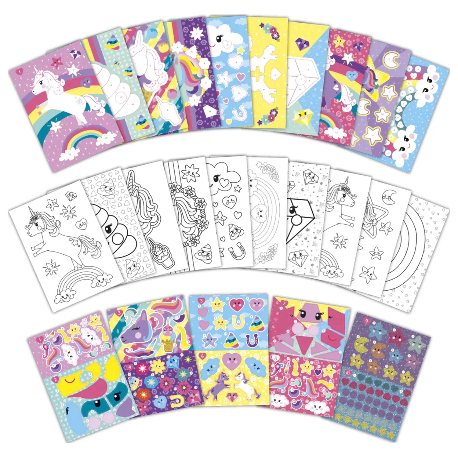 Unicorn Totem samolepka kreativní set fotografii produktu