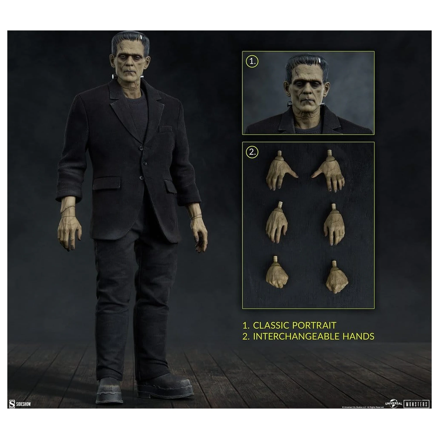 Universal Monsters akční figurka 1/6 Frankenstein (Collector Edition) 33 cm fotografii produktu