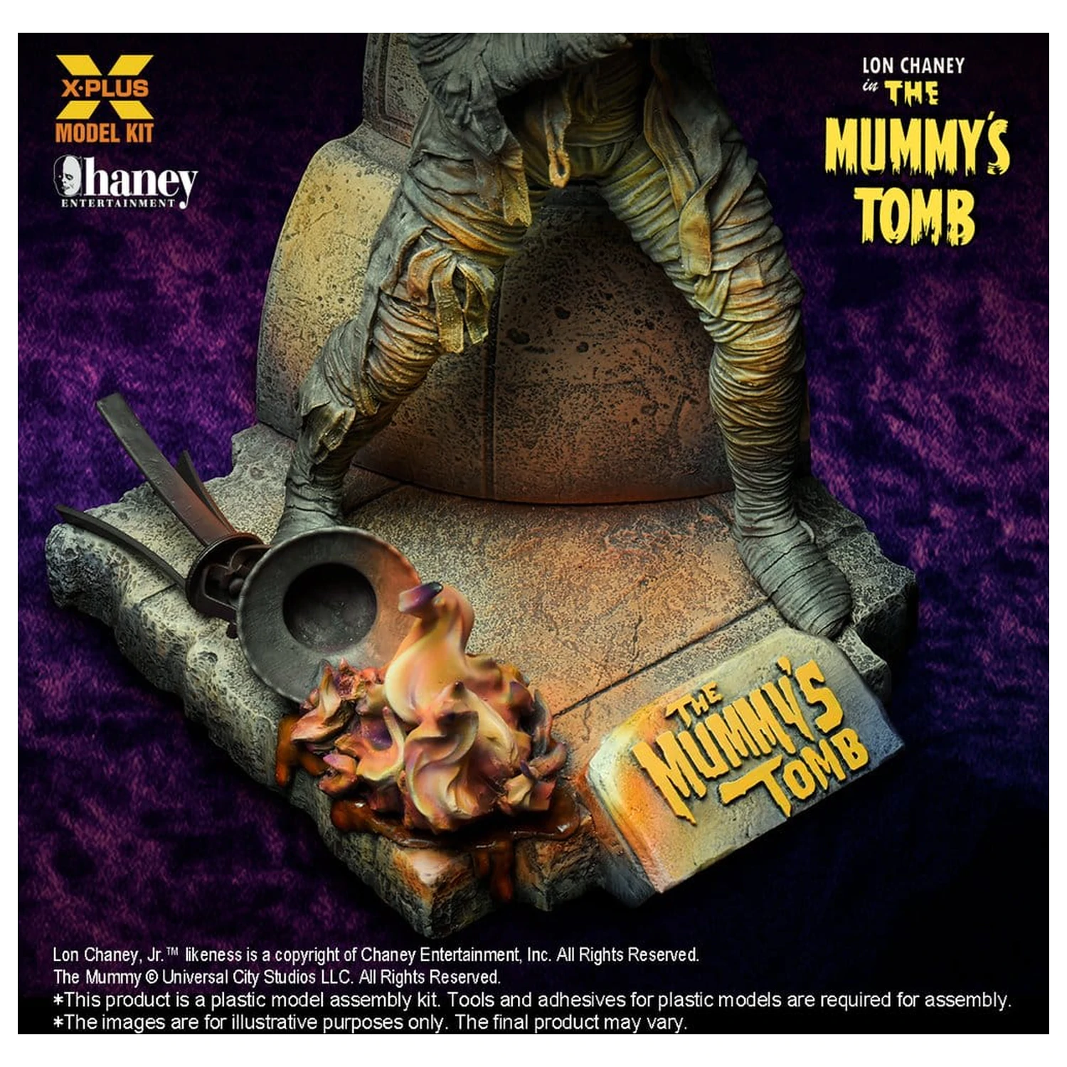 Universal Monsters Plastikový Model Kit 1/8 Lon Chaney, Jr. as Mummy (Repro) 23 cm fotografii produktu