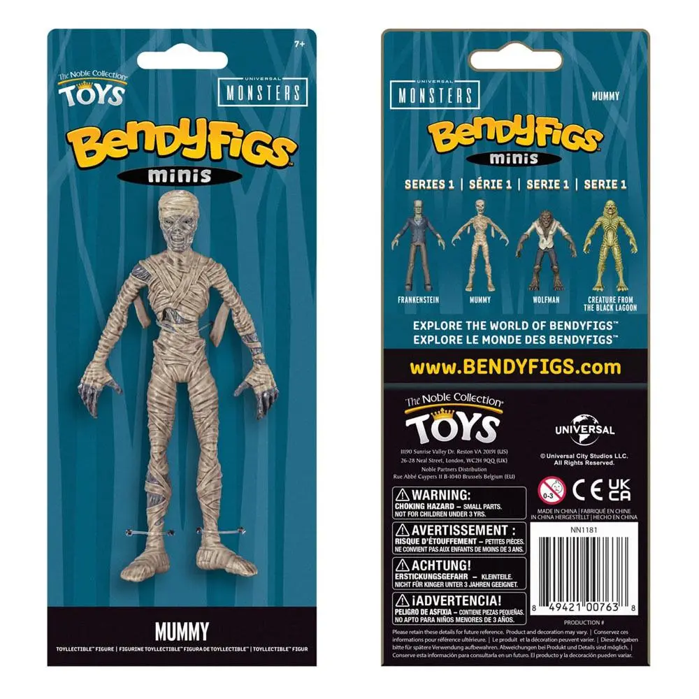 Universal Monsters Bendyfigs ohebná figurka Mummy 14 cm fotografii produktu
