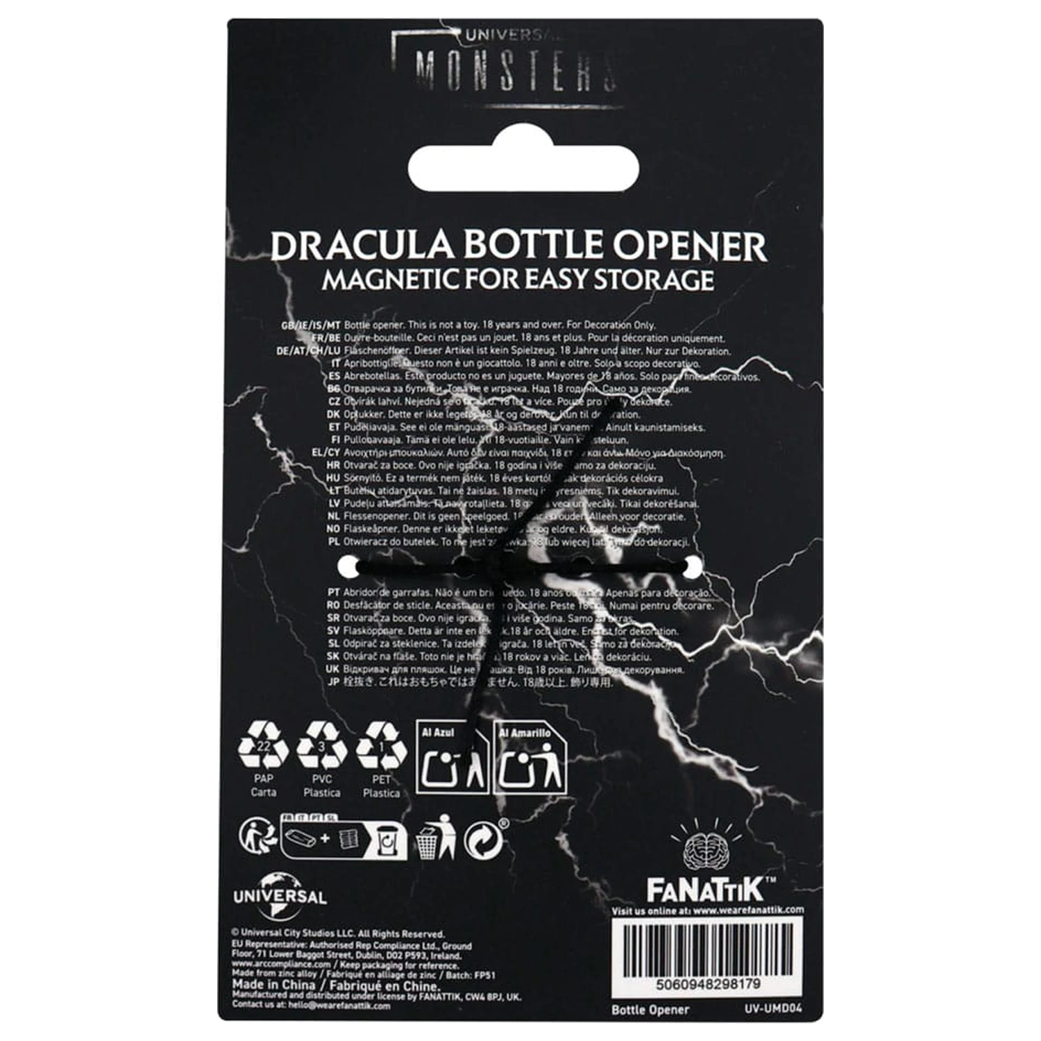Universal Monsters Otvírák na lahve Dracula fotografii produktu