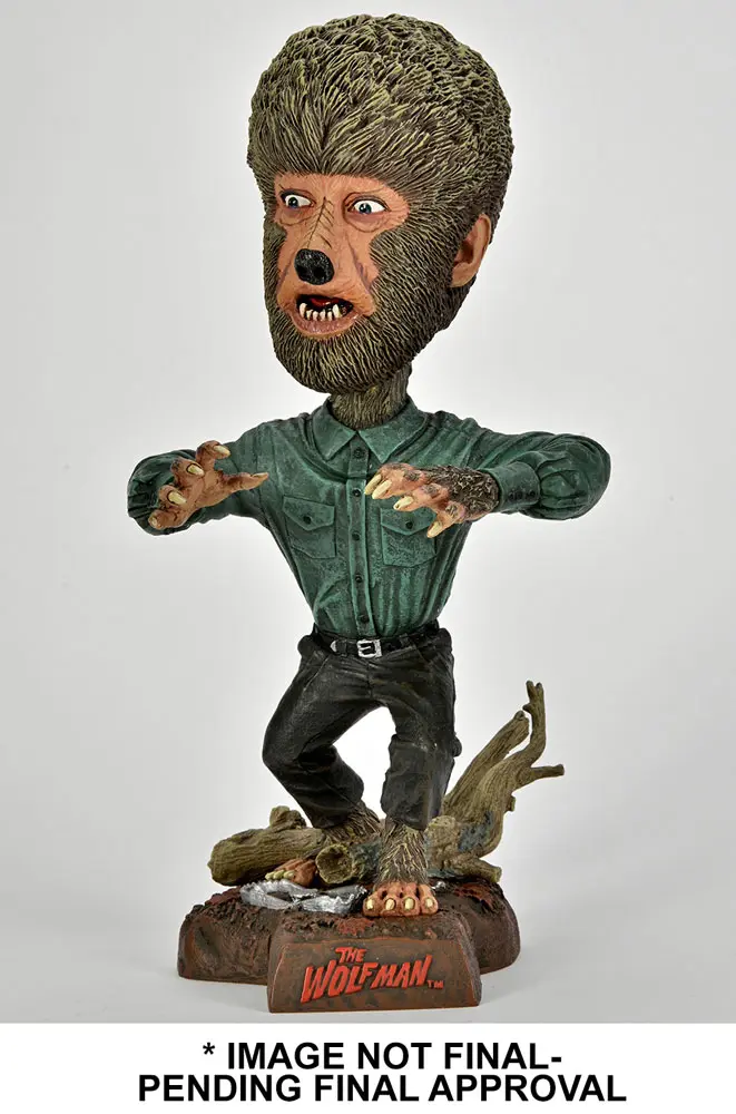 Universal Monsters Head Knocker Bobble-Head Wolf Man 20 cm, figurka s kývající se hlavou fotografii produktu