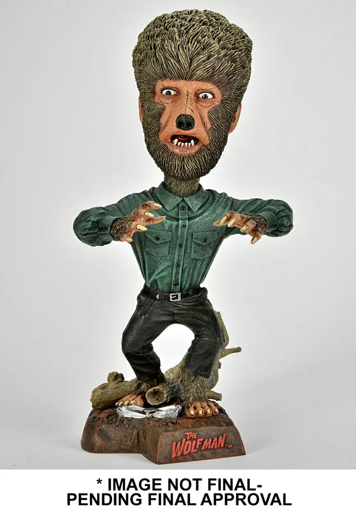 Universal Monsters Head Knocker Bobble-Head Wolf Man 20 cm, figurka s kývající se hlavou fotografii produktu