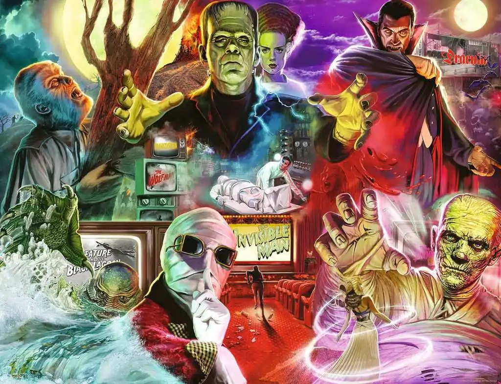 Universal Monsters Puzzle (2000 dílků) fotografii produktu