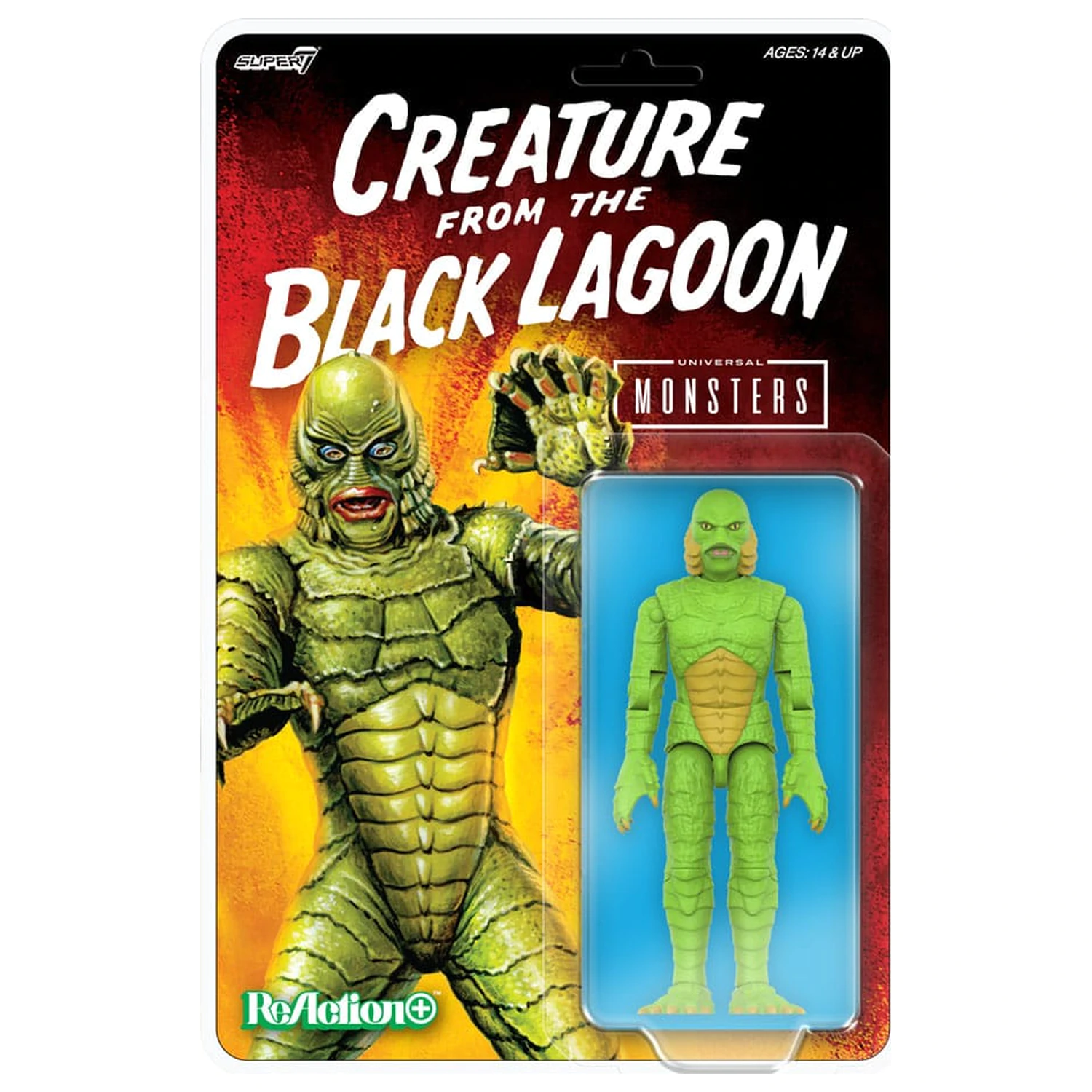 Universal Monsters ReAction+ akční figurka Vlna 1 Creature from the Black Lagoon 10 cm fotografii produktu