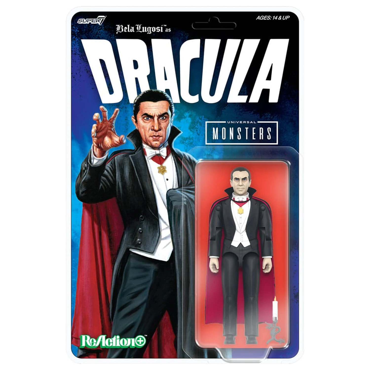 Universal Monsters ReAction+ Akční figurka Wave 1 Dracula 10 cm fotografii produktu