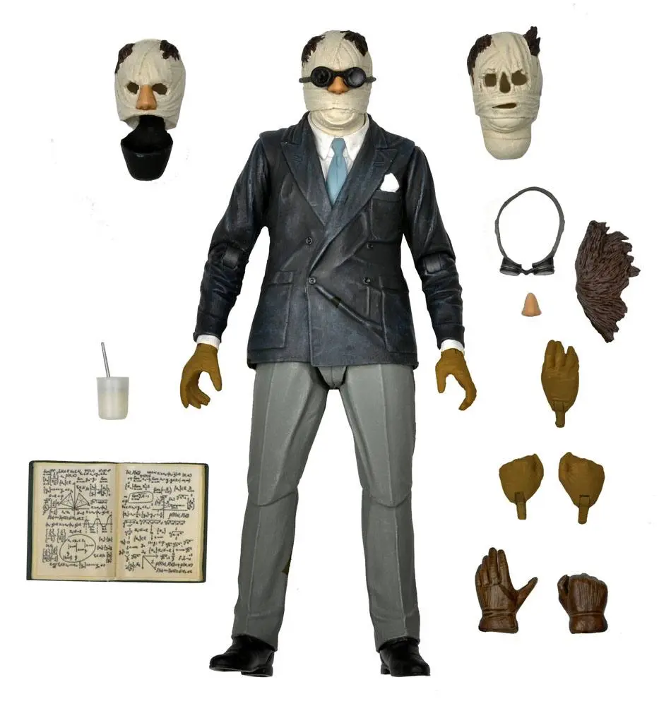 Akční figurka Universal Monsters Ultimate The Invisible Man 18 cm fotografii produktu