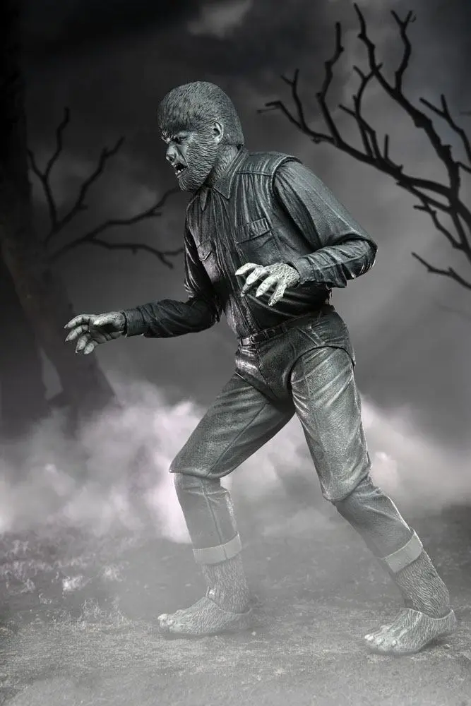 Universal Monsters akční figurka Ultimate The Wolf Man (Black & White) 18 cm fotografii produktu