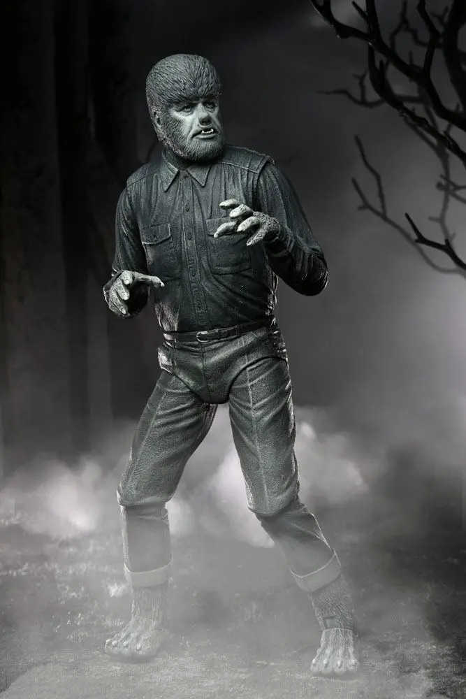 Universal Monsters akční figurka Ultimate The Wolf Man (Black & White) 18 cm fotografii produktu