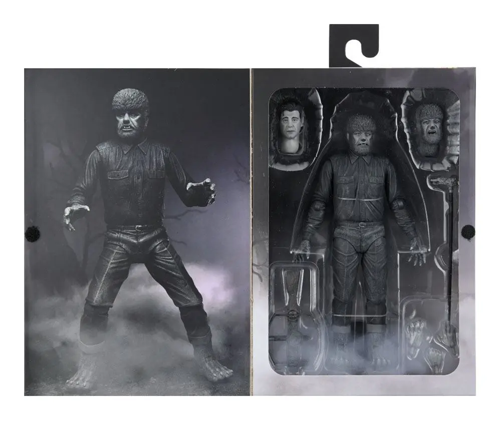 Universal Monsters akční figurka Ultimate The Wolf Man (Black & White) 18 cm fotografii produktu