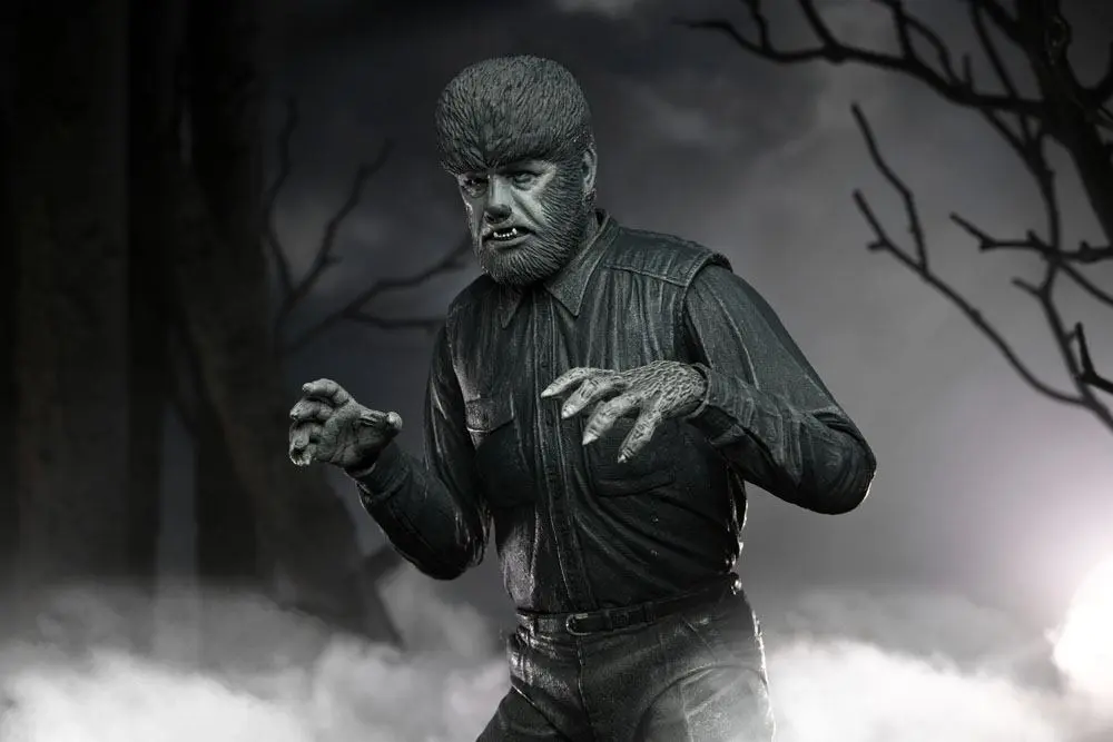 Universal Monsters akční figurka Ultimate The Wolf Man (Black & White) 18 cm fotografii produktu