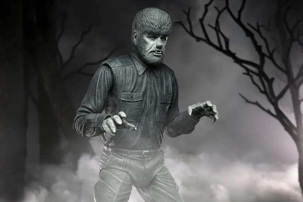Universal Monsters akční figurka Ultimate The Wolf Man (Black & White) 18 cm fotografii produktu
