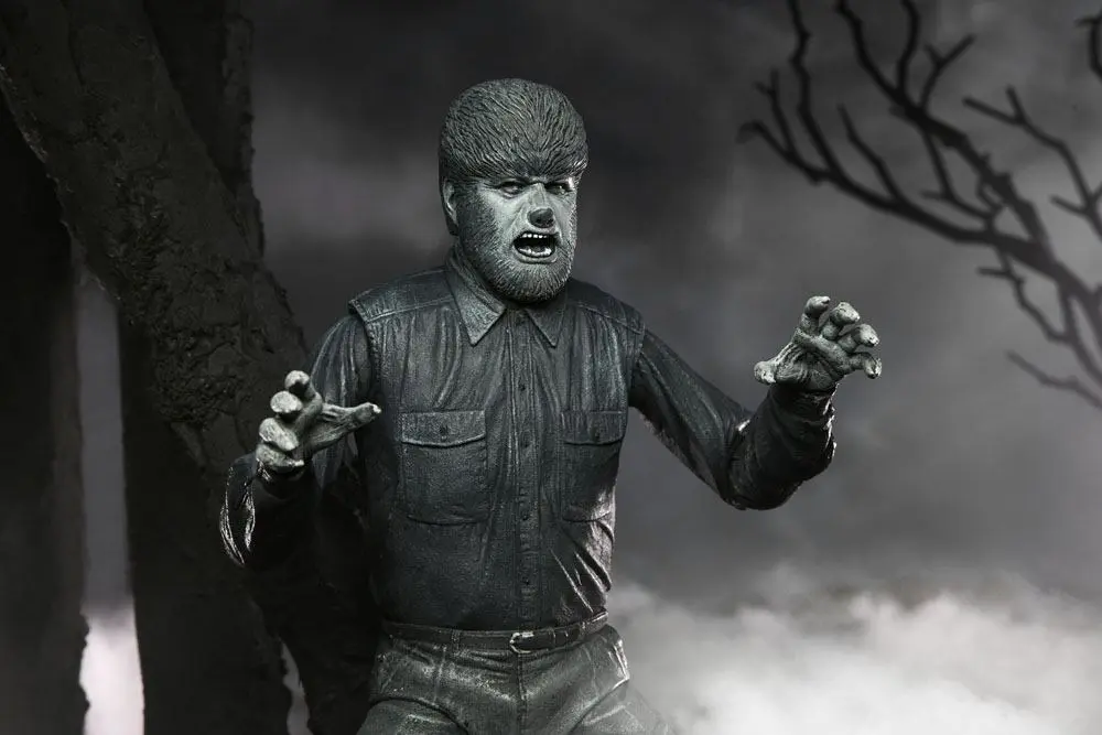 Universal Monsters akční figurka Ultimate The Wolf Man (Black & White) 18 cm fotografii produktu