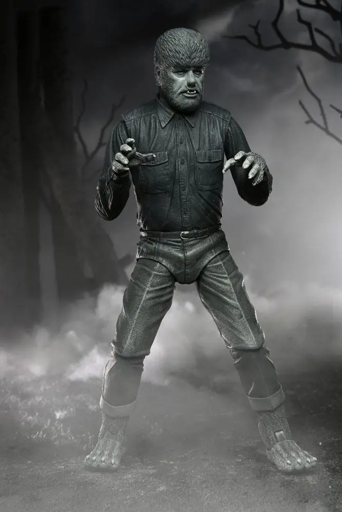 Universal Monsters akční figurka Ultimate The Wolf Man (Black & White) 18 cm fotografii produktu