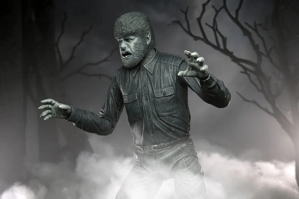 Universal Monsters akční figurka Ultimate The Wolf Man (Black & White) 18 cm fotografii produktu