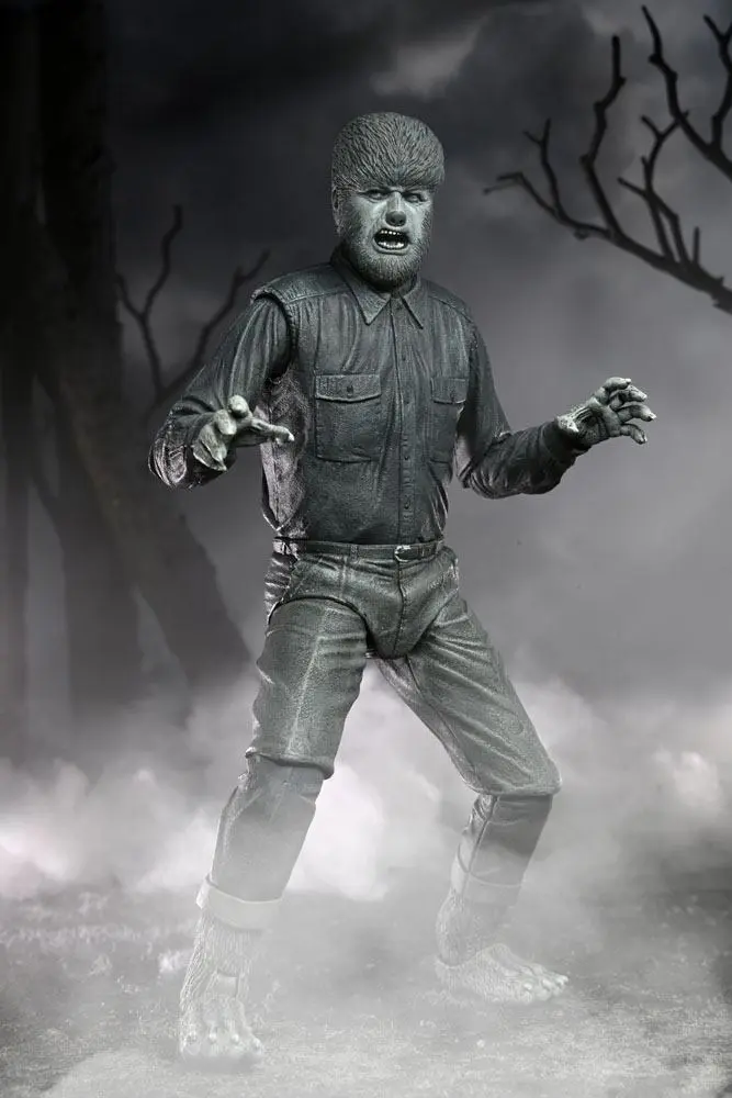 Universal Monsters akční figurka Ultimate The Wolf Man (Black & White) 18 cm fotografii produktu