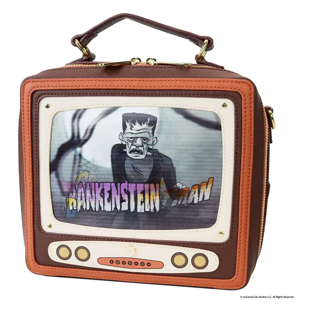 Univerzální monstra od Loungefly Crossbody Vintage TV kabelka přes tělo fotografii produktu