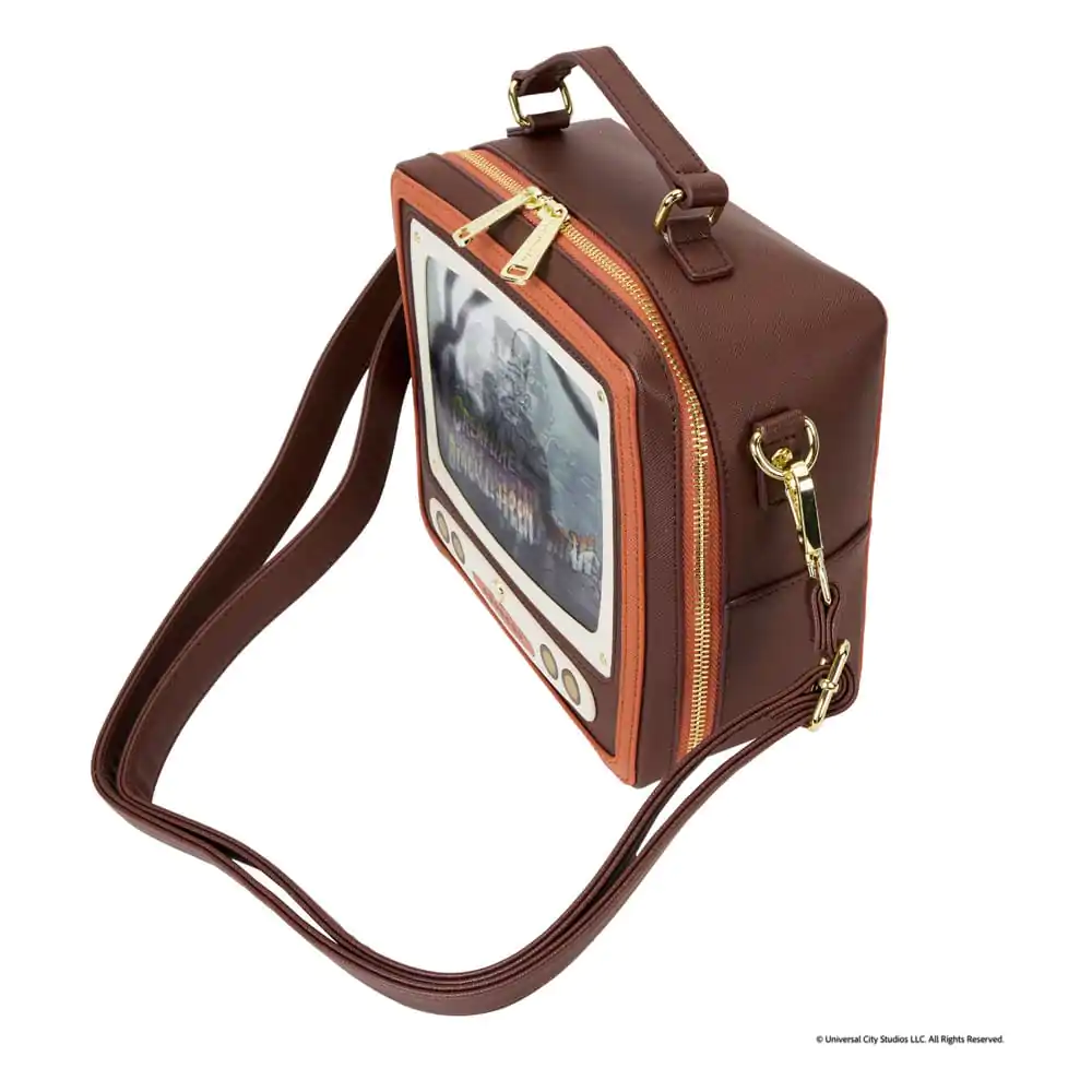 Univerzální monstra od Loungefly Crossbody Vintage TV kabelka přes tělo fotografii produktu