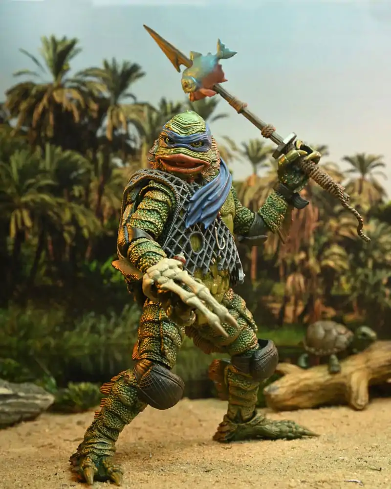 Universal Monsters x Teenage Mutant Ninja Turtles Měřítko Akční figurka Leonardo jako the Creature 18 cm fotografii produktu