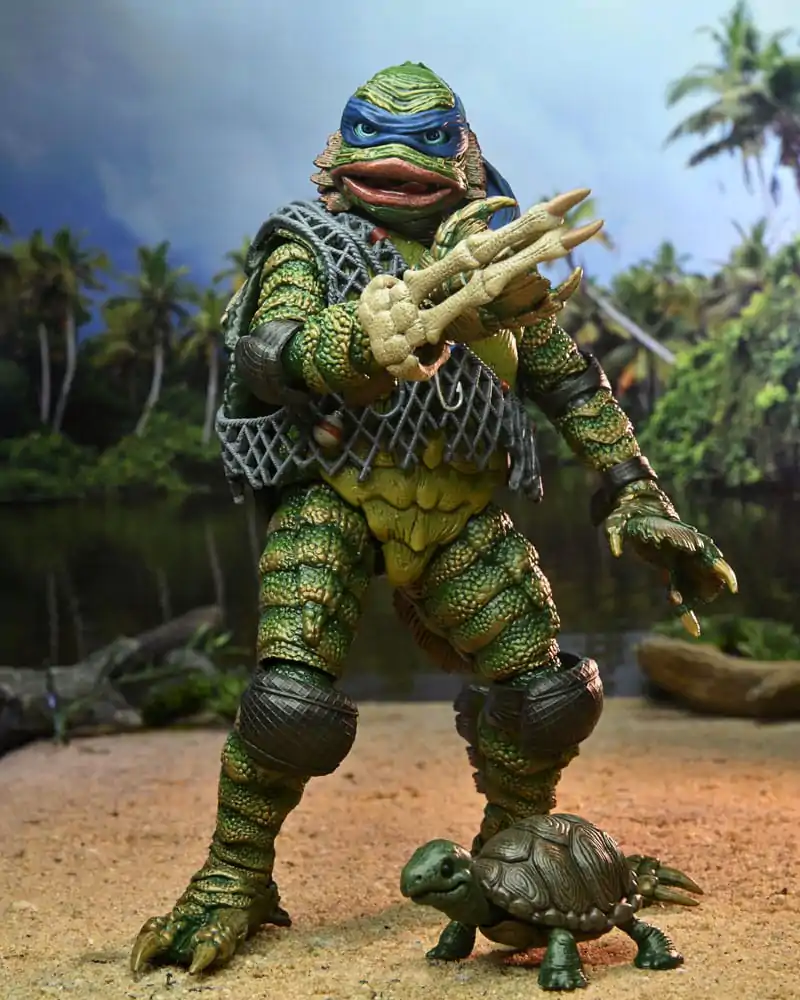 Universal Monsters x Teenage Mutant Ninja Turtles Měřítko Akční figurka Leonardo jako the Creature 18 cm fotografii produktu