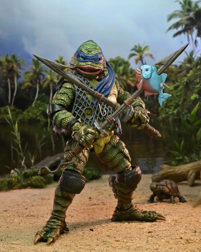 Universal Monsters x Teenage Mutant Ninja Turtles Měřítko Akční figurka Leonardo jako the Creature 18 cm fotografii produktu