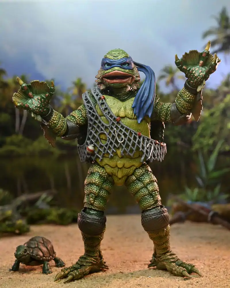 Universal Monsters x Teenage Mutant Ninja Turtles Měřítko Akční figurka Leonardo jako the Creature 18 cm fotografii produktu
