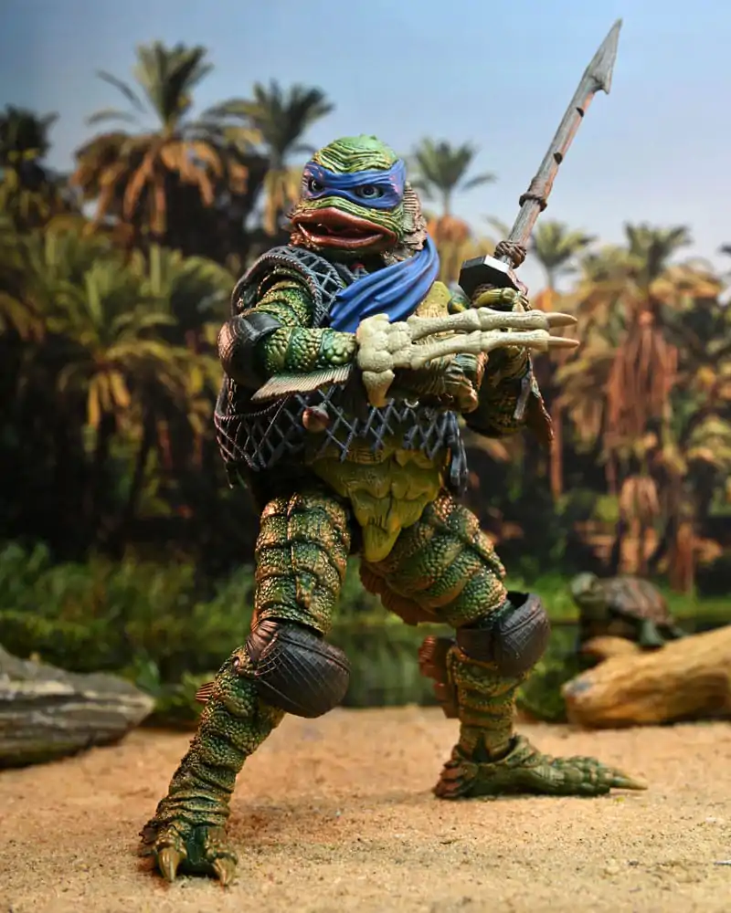 Universal Monsters x Teenage Mutant Ninja Turtles Měřítko Akční figurka Leonardo jako the Creature 18 cm fotografii produktu