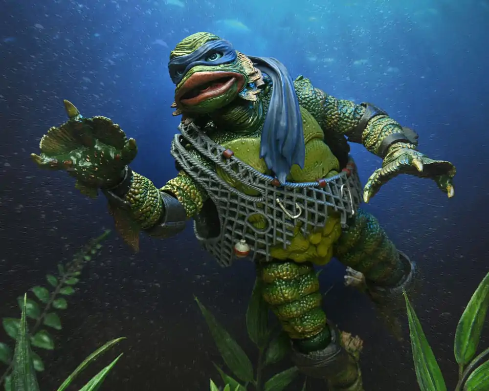 Universal Monsters x Teenage Mutant Ninja Turtles Měřítko Akční figurka Leonardo jako the Creature 18 cm fotografii produktu