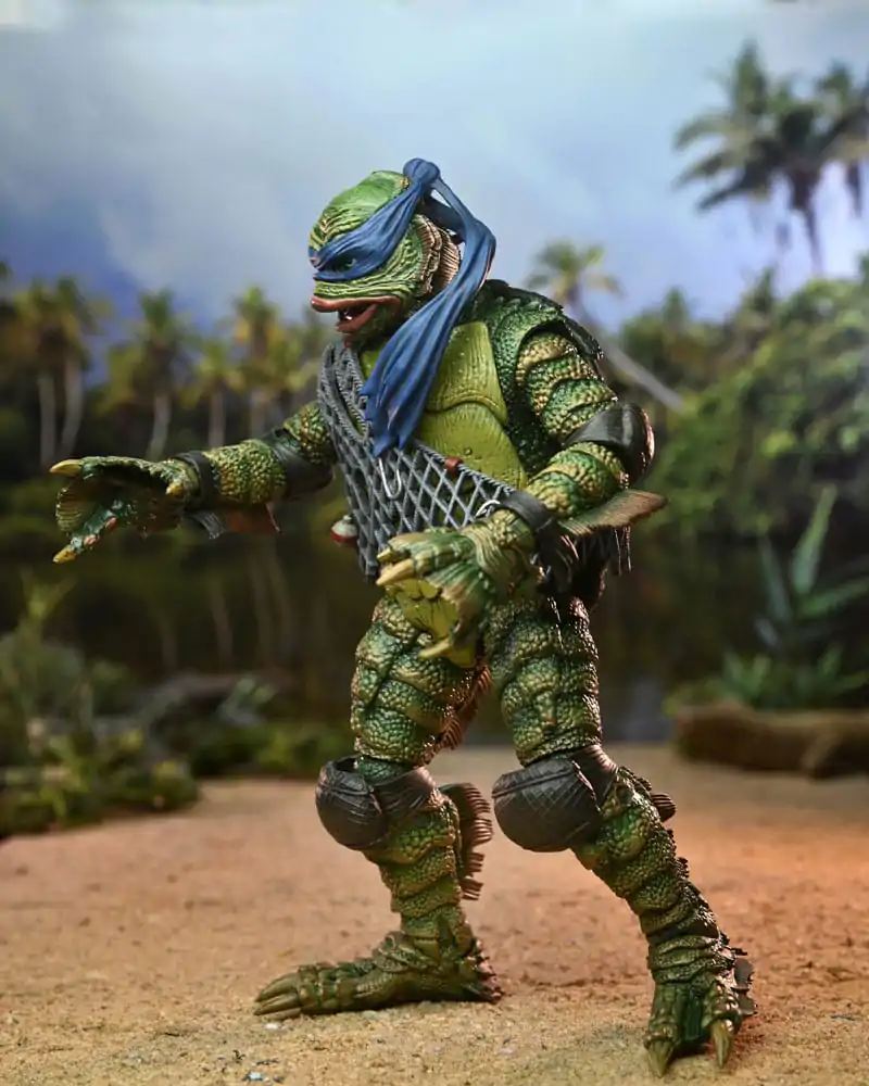 Universal Monsters x Teenage Mutant Ninja Turtles Měřítko Akční figurka Leonardo jako the Creature 18 cm fotografii produktu