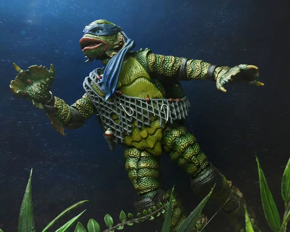 Universal Monsters x Teenage Mutant Ninja Turtles Měřítko Akční figurka Leonardo jako the Creature 18 cm fotografii produktu
