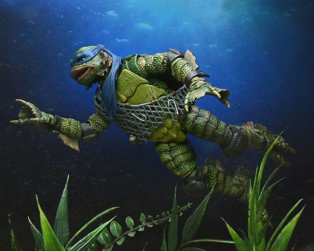 Universal Monsters x Teenage Mutant Ninja Turtles Měřítko Akční figurka Leonardo jako the Creature 18 cm fotografii produktu