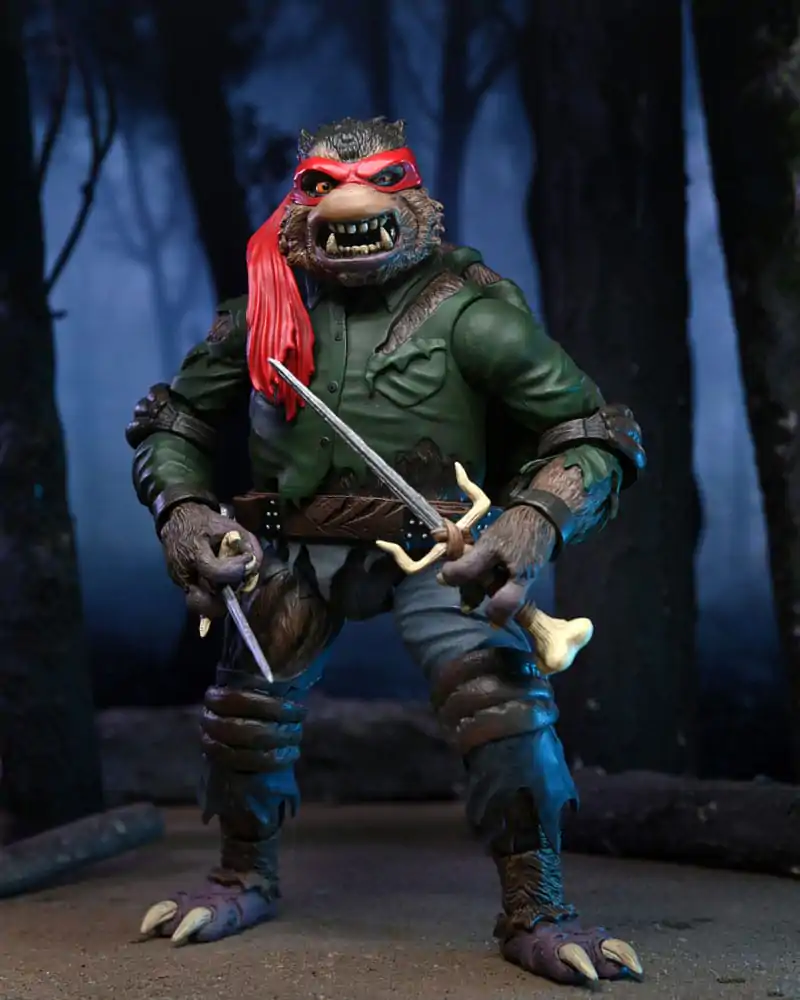 Universal Monsters x Teenage Mutant Ninja Turtles Akční figurka Ultimate Raphael as The Wolfman 18 cm fotografii produktu