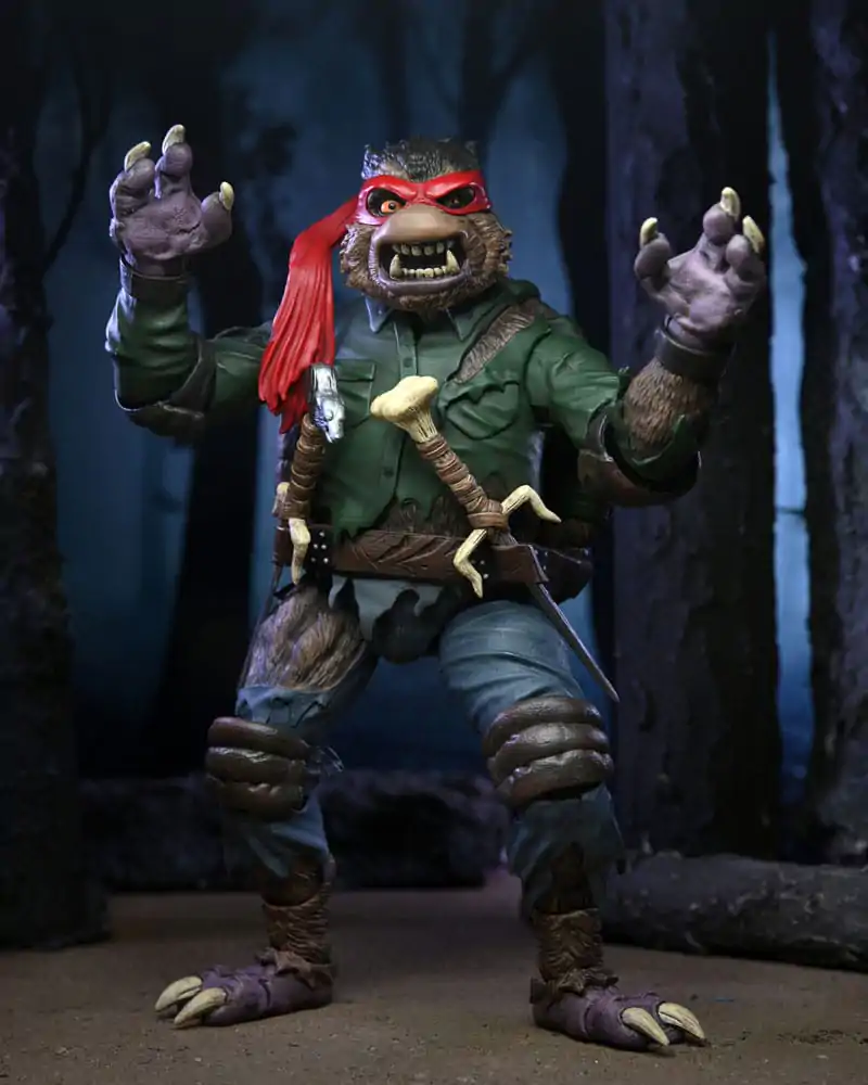 Universal Monsters x Teenage Mutant Ninja Turtles Akční figurka Ultimate Raphael as The Wolfman 18 cm fotografii produktu