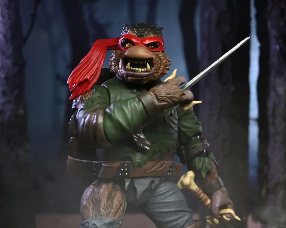 Universal Monsters x Teenage Mutant Ninja Turtles Akční figurka Ultimate Raphael as The Wolfman 18 cm fotografii produktu