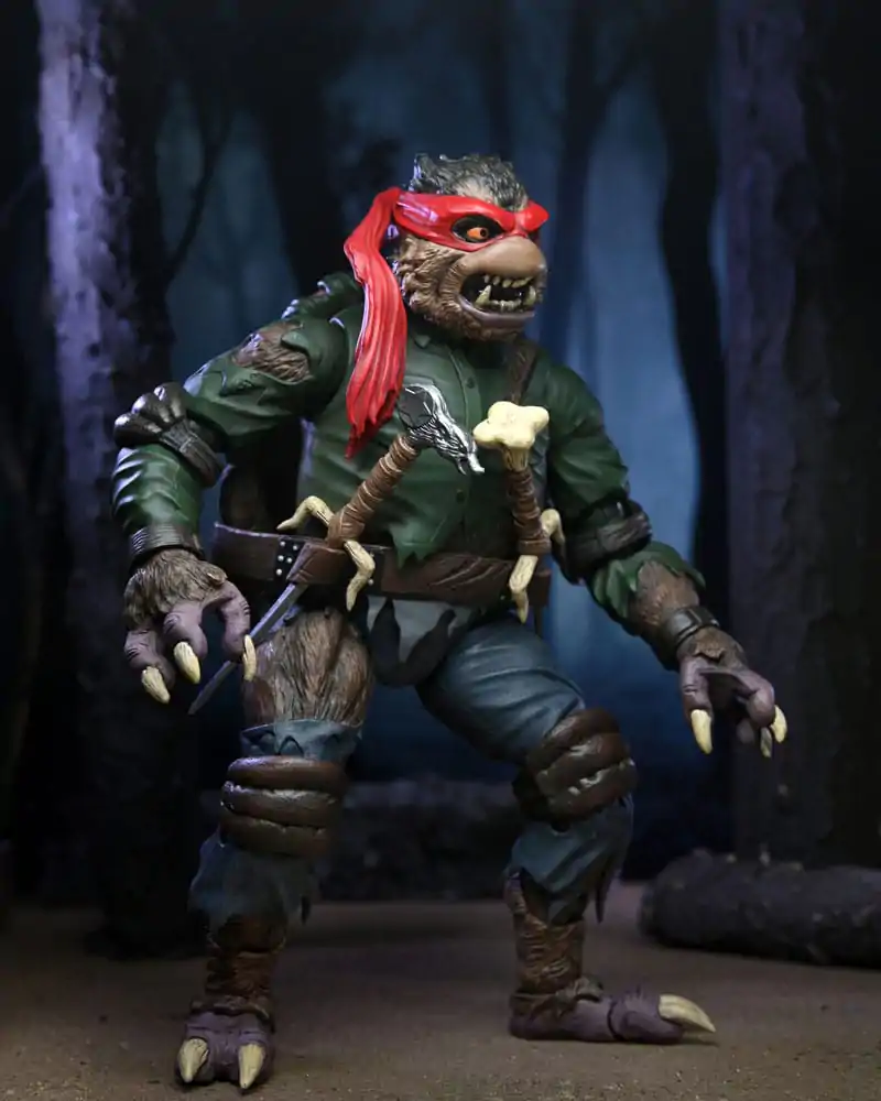 Universal Monsters x Teenage Mutant Ninja Turtles Akční figurka Ultimate Raphael as The Wolfman 18 cm fotografii produktu