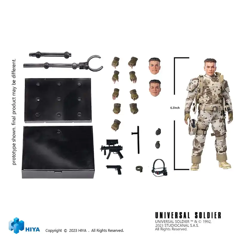 Universal Soldier Exquisite Super Series Akční figurka 1/12 Luc Deveraux 16 cm fotografii produktu